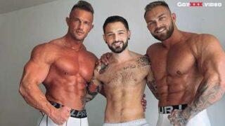 RFC – Igor Lucios worshiping straight bodybuilders getting fucked and eating Cum – Apollo Steel, Danny Flex & Igor Lucios